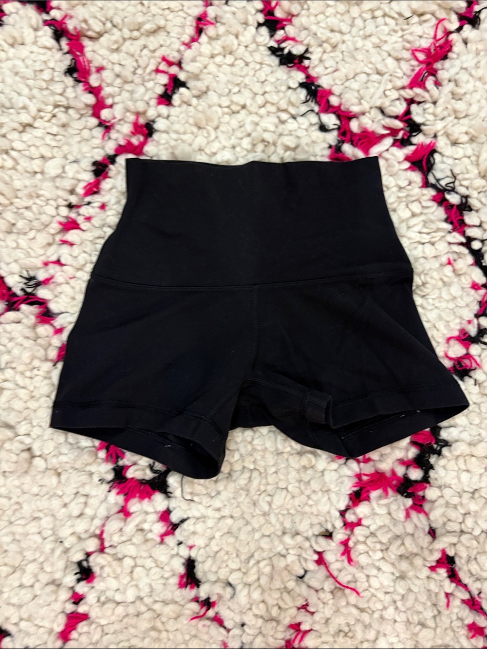 Aritzia Black High-Waist Kids' Active Shorts